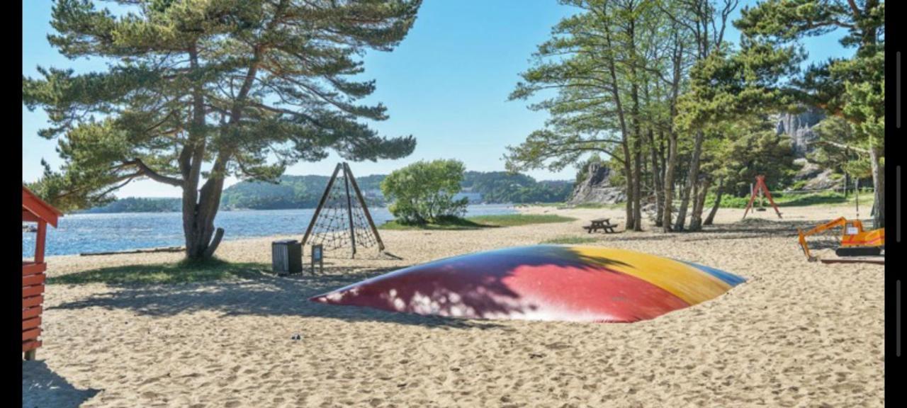 Hytte Med 4 Soverom Kristiansand Bagian luar foto
